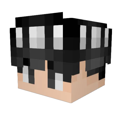 Its0urgirljas Minecraft avatar head, 3D render