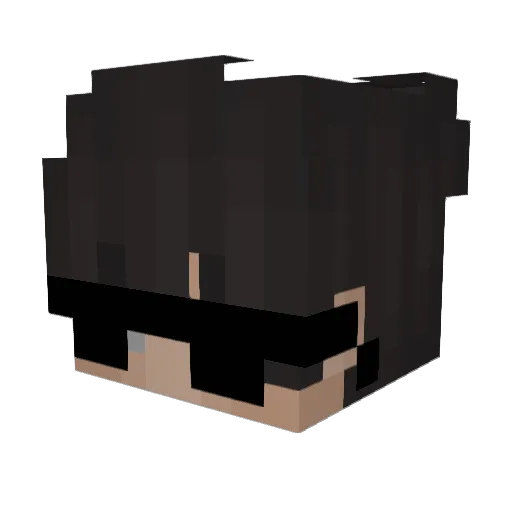 Its1sma Minecraft avatar head, 3D render