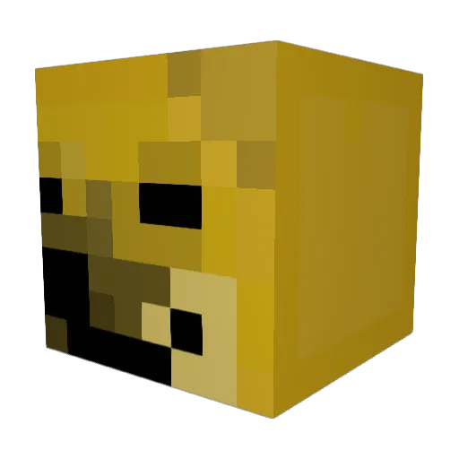 Its315 Minecraft avatar head, 3D render