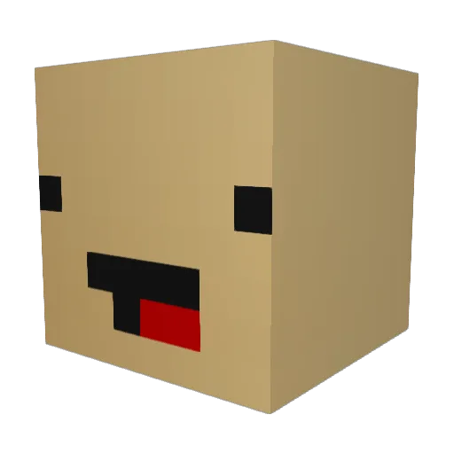 ItsA10n Minecraft avatar head, 3D render
