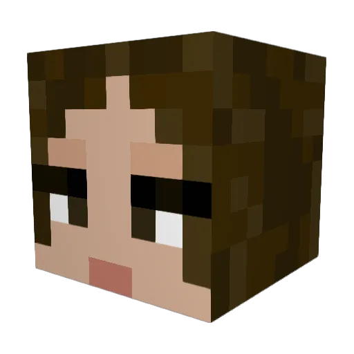 ItsABee000 Minecraft avatar head, 3D render