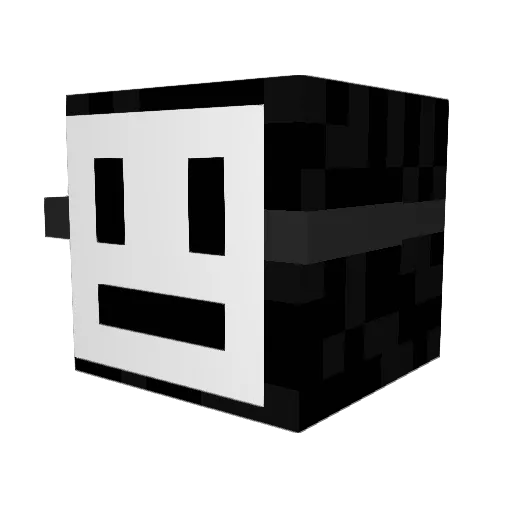 ItsADave Minecraft avatar head, 3D render