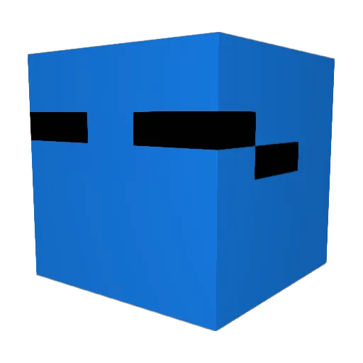 ItsAJokeBruh Minecraft avatar head, 3D render