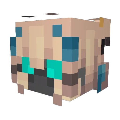 ItsActuallyMarty Minecraft avatar head, 3D render