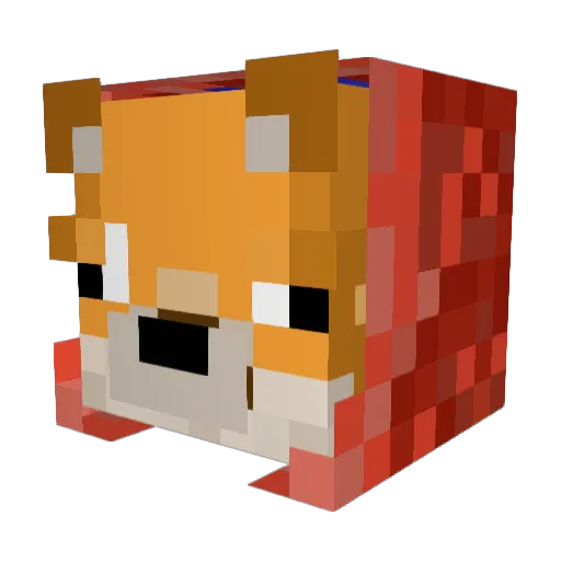 ItsAgentDaddy Minecraft avatar head, 3D render