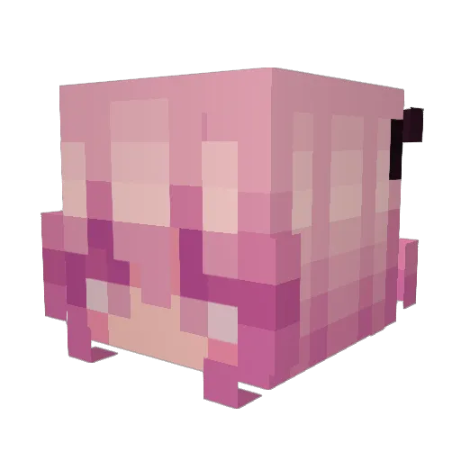 ItsAirbear Minecraft avatar head, 3D render