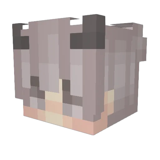 ItsAlexMidnight Minecraft avatar head, 3D render