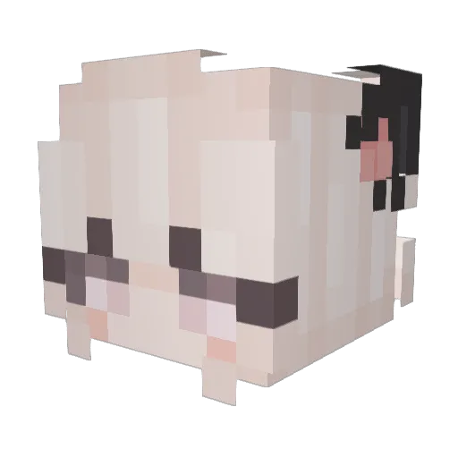 ItsAlexandrite Minecraft avatar head, 3D render
