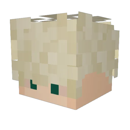 ItsAlexiss__ Minecraft avatar head, 3D render