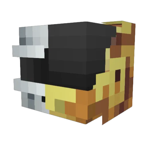 ItsAltair Minecraft avatar head, 3D render