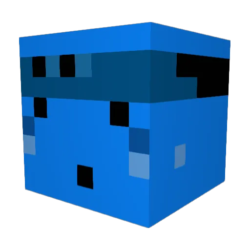 ItsAndresitojeje Minecraft avatar head, 3D render