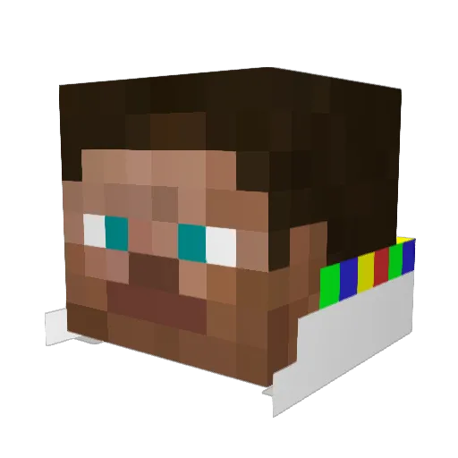 ItsAndrew_YT Minecraft avatar head, 3D render
