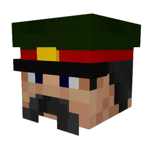 ItsAngell4 Minecraft avatar head, 3D render