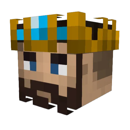 ItsArenZ Minecraft avatar head, 3D render