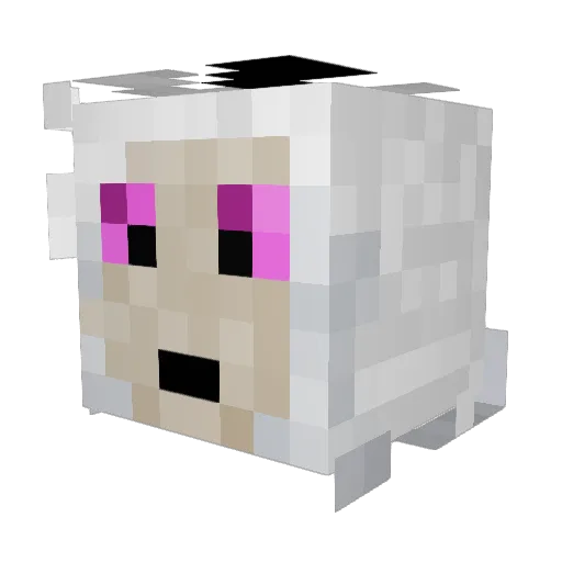 ItsAstralEcho Minecraft avatar head, 3D render