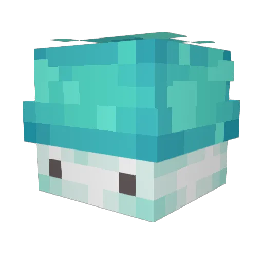 ItsAti Minecraft avatar head, 3D render