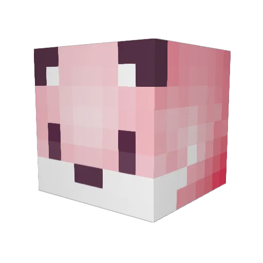 ItsAvrilOnline Minecraft avatar head, 3D render