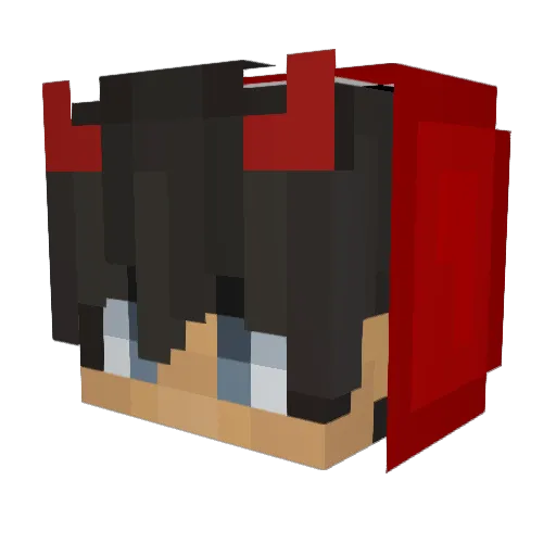 ItsAxellBarca Minecraft avatar head, 3D render