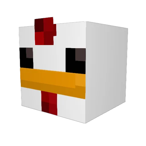 ItsAzerian Minecraft avatar head, 3D render