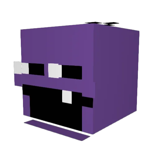 ItsBaggo Minecraft avatar head, 3D render