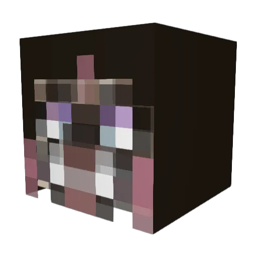 ItsBambinoo Minecraft avatar head, 3D render