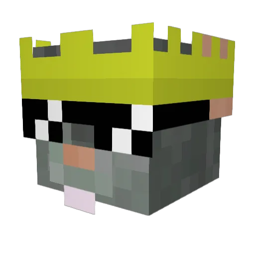 ItsBaykan Minecraft avatar head, 3D render
