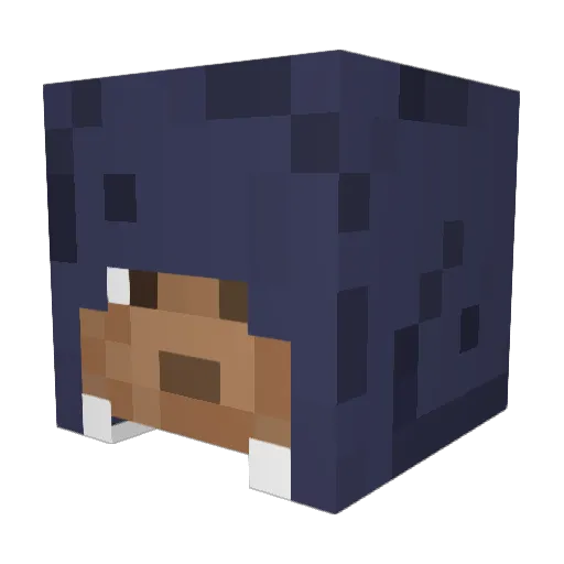 ItsBeastiiie Minecraft avatar head, 3D render