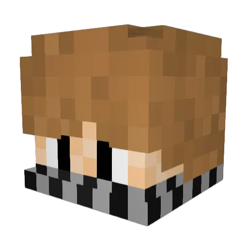 ItsBenajmin Minecraft avatar head, 3D render
