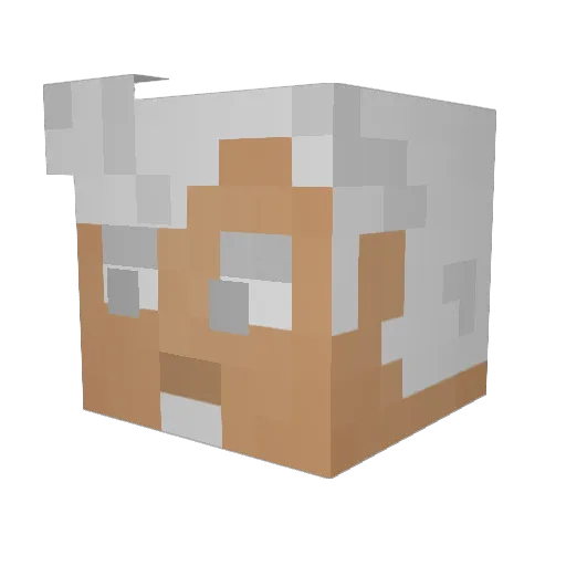 ItsBigpapa_haha Minecraft avatar head, 3D render