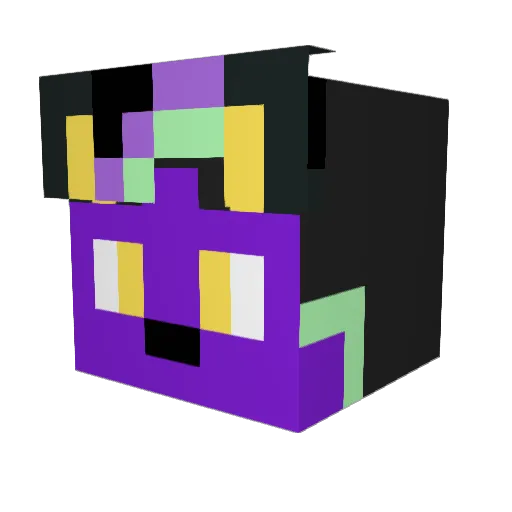ItsBixby Minecraft avatar head, 3D render