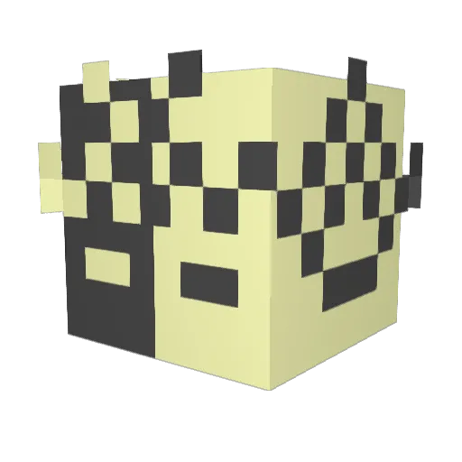 ItsBlixxe Minecraft avatar head, 3D render