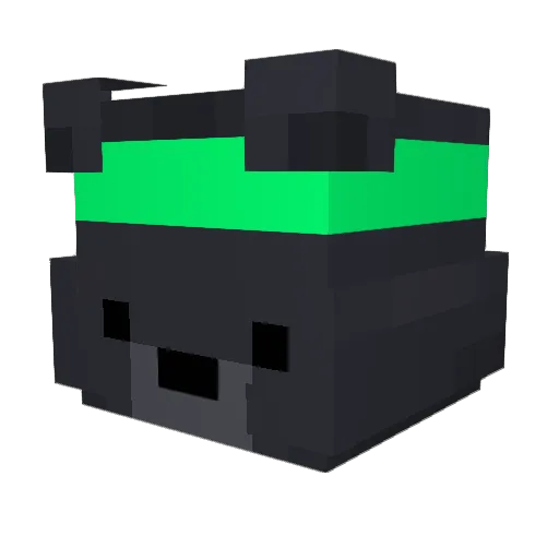 ItsBowMaster Minecraft avatar head, 3D render
