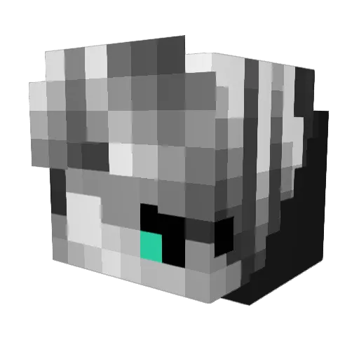 ItsByCopyright Minecraft avatar head, 3D render
