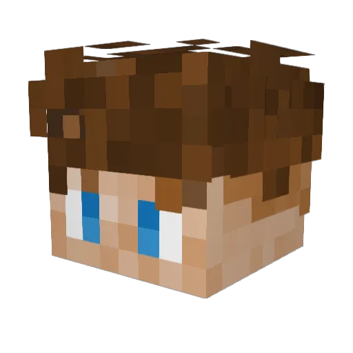ItsCalliMC Minecraft avatar head, 3D render