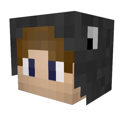 ItsCarterr Minecraft avatar head, 3D render