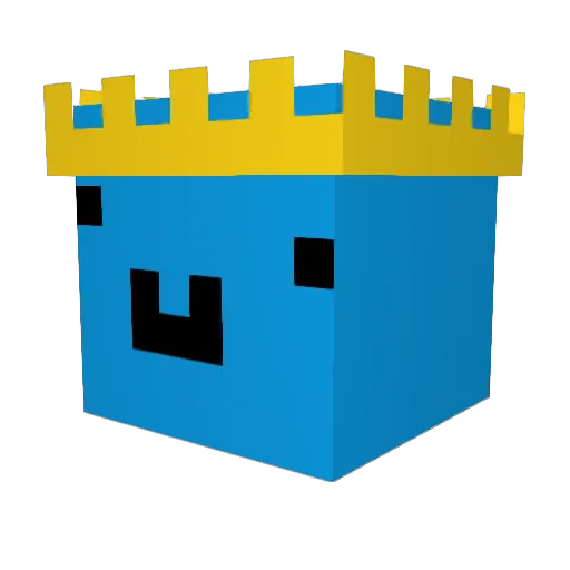 ItsCasic Minecraft avatar head, 3D render