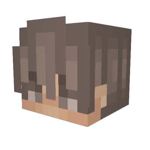 ItsCentux Minecraft avatar head, 3D render