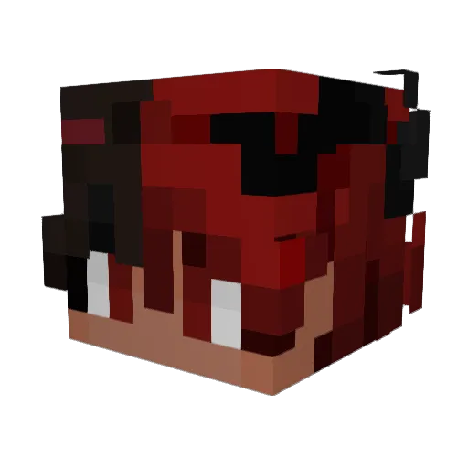 ItsCh0co Minecraft avatar head, 3D render