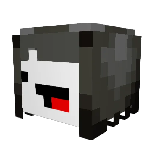 ItsCmas Minecraft avatar head, 3D render