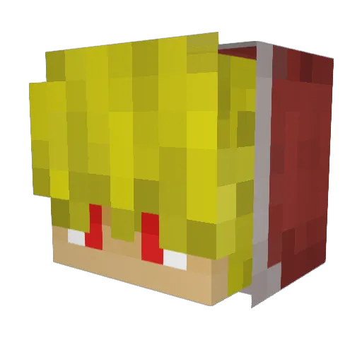 ItsColby_ Minecraft avatar head, 3D render