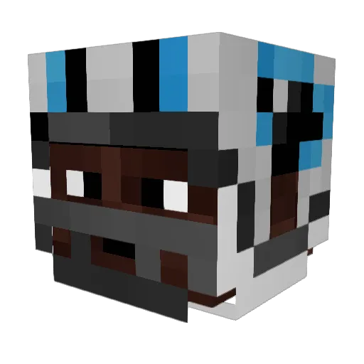 ItsColeTaylor Minecraft avatar head, 3D render