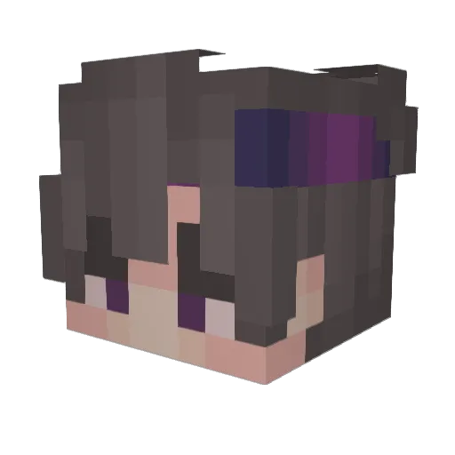 ItsCritiQ Minecraft avatar head, 3D render