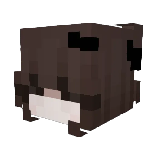 ItsCros69 Minecraft avatar head, 3D render