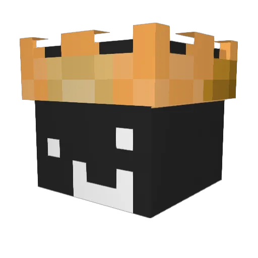 ItsDakaMattr Minecraft avatar head, 3D render