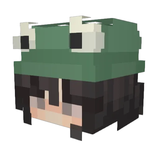 ItsDanii_ Minecraft avatar head, 3D render
