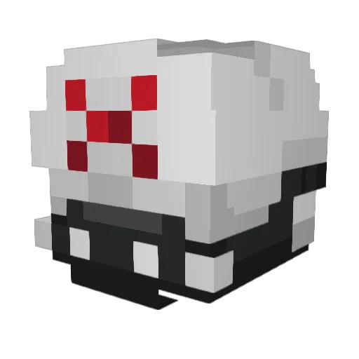 ItsDark53 Minecraft avatar head, 3D render