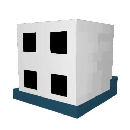 ItsDiceMan Minecraft avatar head, 3D render