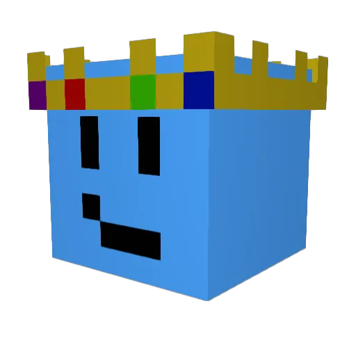 ItsDisob Minecraft avatar head, 3D render