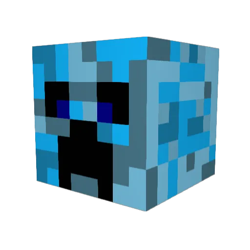 ItsDjChrisyChris Minecraft avatar head, 3D render