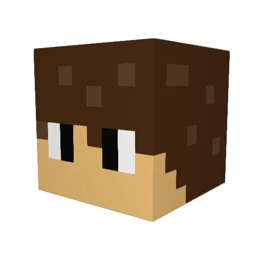 ItsDonovan Minecraft avatar head, 3D render